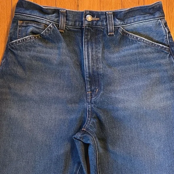 Great Condition Madewell Balloon Jeans In Greendale Wash - Picture 3 of 9